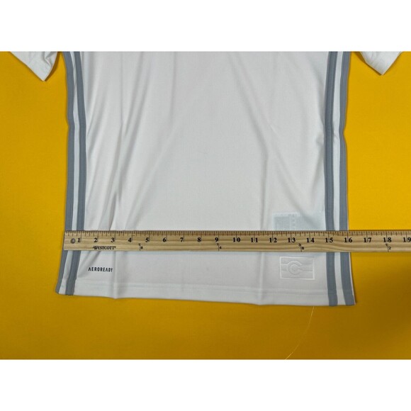 Adidas Colorado Rapids Football Jersey Top Boys Youth M 11-12Y White Gray NWT - Picture 4 of 5